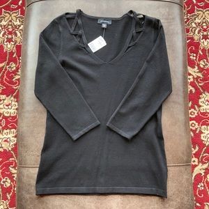 Le Chateau Black 3/4 Sleeve